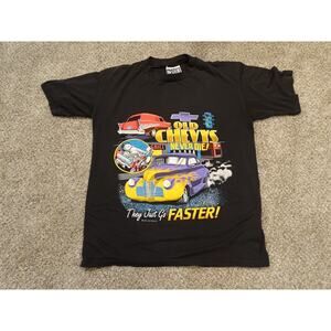 Vintage Single Stitch Sz L Speed Limit 70 Chevys Chevrolet SSI Rod Street 50/50